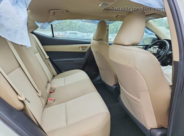 2T1BURHE8GC714962 2016 TOYOTA COROLLA White Հետևի նստատեղերի տեսք