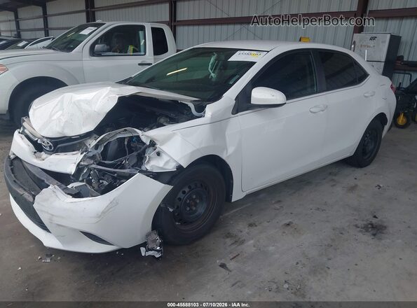 2T1BURHE8GC721930 2016 TOYOTA COROLLA White Vista tres cuartos delantera izquierda