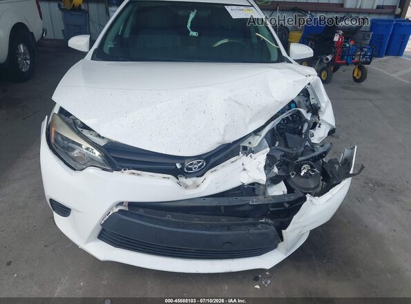 2T1BURHE8GC721930 2016 TOYOTA COROLLA White Vista del cuadro de instrumentos