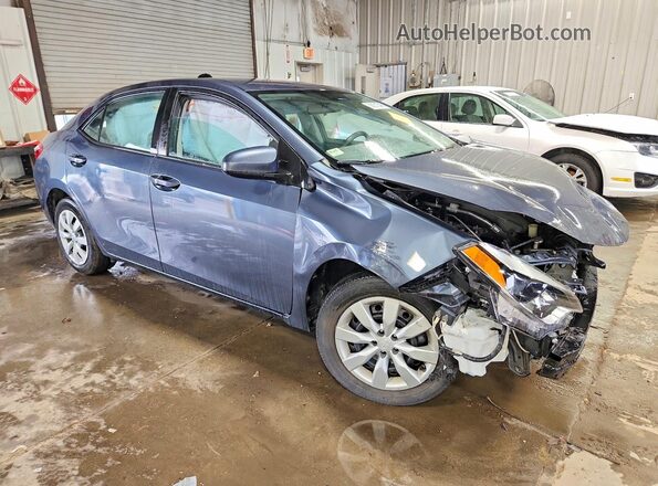 2T1BURHE8GC736346 2016 TOYOTA COROLLA Blue Przód prawy