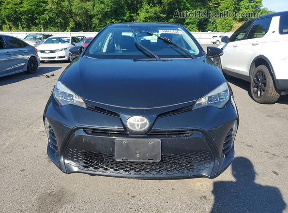 2T1BURHE8HC750166 2017 TOYOTA COROLLA Black Դիմացի տեսք