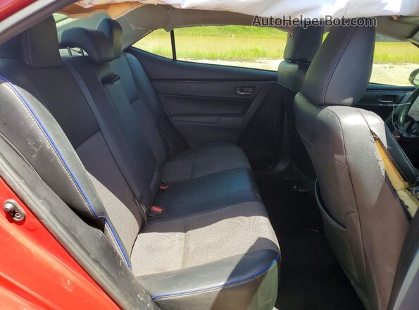 2T1BURHE8HC754220 2017 TOYOTA COROLLA Red უკანა სავარძლების ხედი