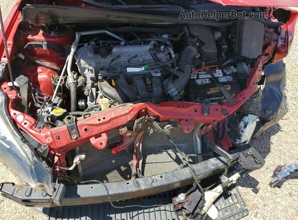 2T1BURHE8HC754220 2017 TOYOTA COROLLA Red უკანა სალონის ხედი