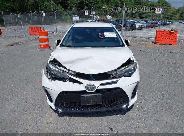 2T1BURHE8HC767209 2017 TOYOTA COROLLA White Widok zestawu wskaźników