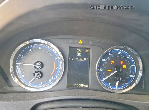 2T1BURHE8HC771941 2017 TOYOTA COROLLA Silver Սարքավորումների վահանակի տեսք