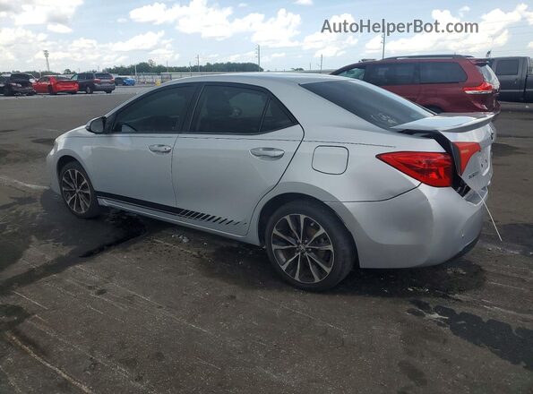 2T1BURHE8HC787363 2017 TOYOTA COROLLA Gray Rear left