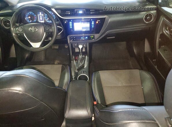 2T1BURHE8HC787363 2017 TOYOTA COROLLA Gray Dashboard view