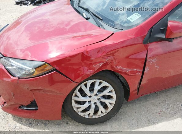2T1BURHE8HC788867 2017 TOYOTA COROLLA Красный Вид спереди