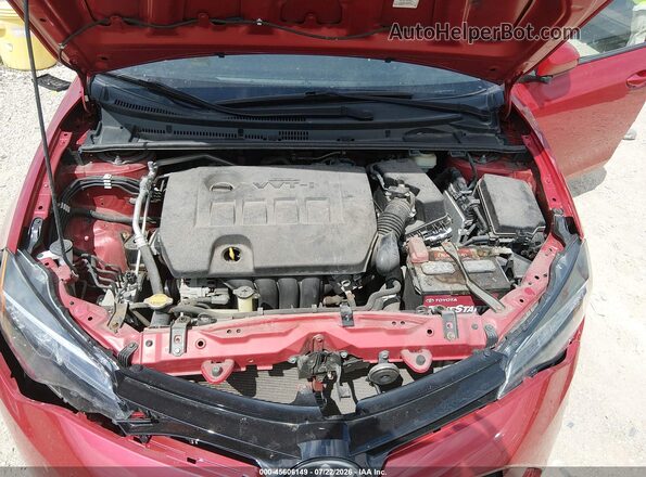 2T1BURHE8HC788867 2017 TOYOTA COROLLA Красный Вид сзади