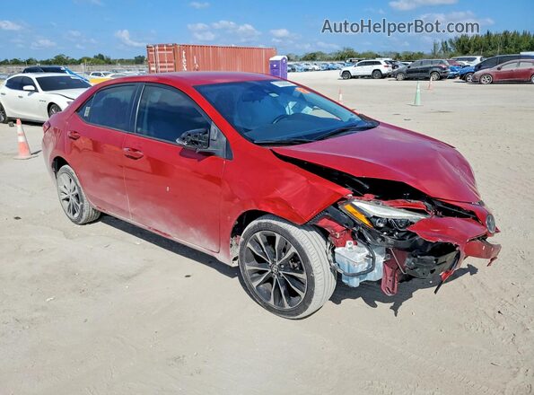 2T1BURHE8HC795074 2017 TOYOTA COROLLA Red Առջևի աջ
