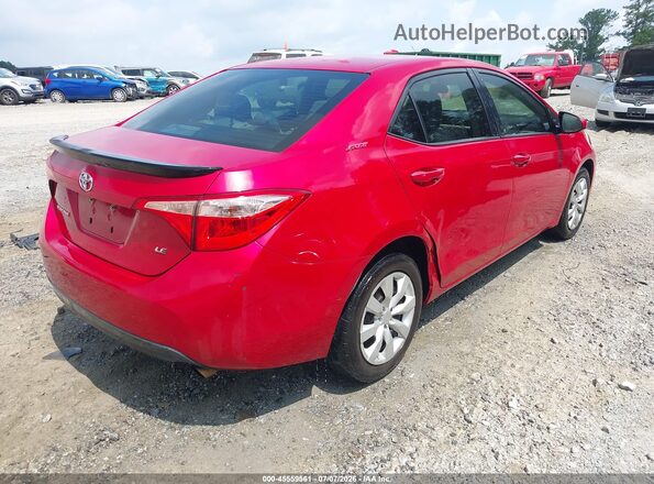 2T1BURHE8HC799075 2017 TOYOTA COROLLA Red უკანა მარჯვენა