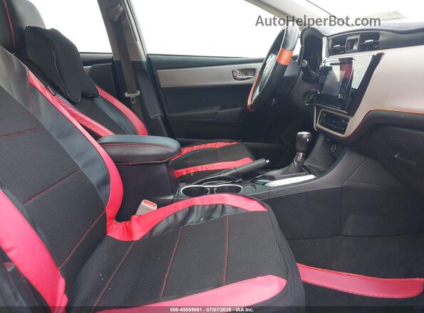 2T1BURHE8HC799075 2017 TOYOTA COROLLA Red წინა სალონის ხედი
