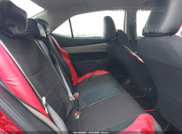 2T1BURHE8HC799075 2017 TOYOTA COROLLA Red VIN კოდის სტიკერის ხედი