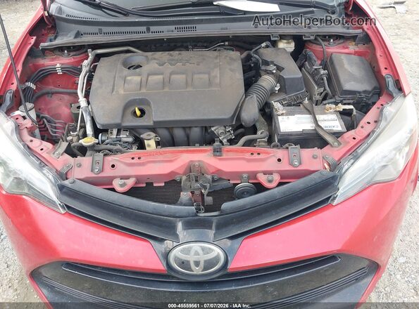 2T1BURHE8HC799075 2017 TOYOTA COROLLA Red უკანა ხედი