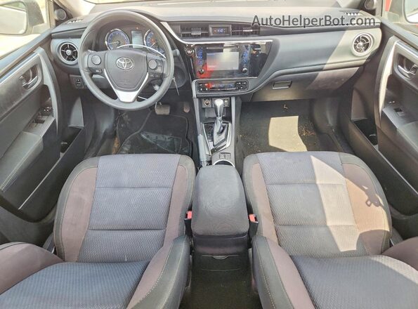 2T1BURHE8HC815033 2017 TOYOTA COROLLA White Առջևի վահանակի տեսք