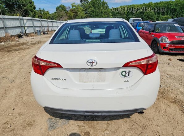 2T1BURHE8HC815033 2017 TOYOTA COROLLA White Հետևի տեսք