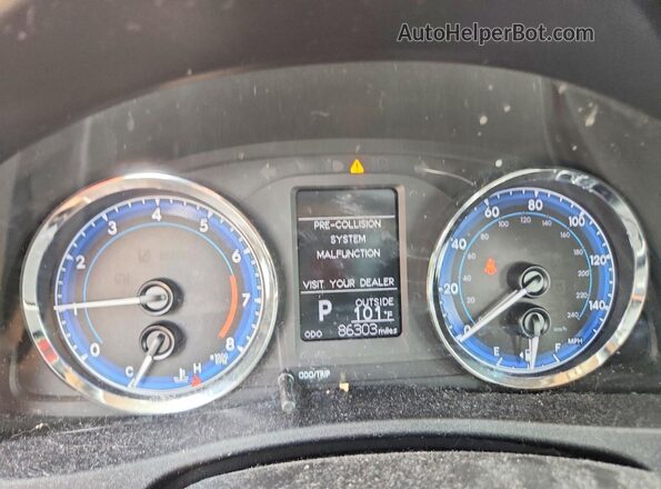2T1BURHE8HC815033 2017 TOYOTA COROLLA White Սարքավորումների վահանակի տեսք