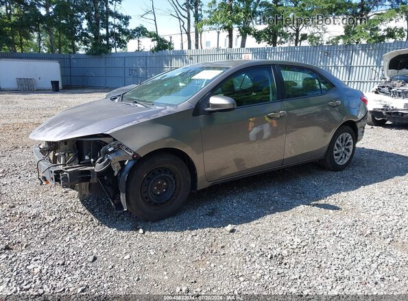 2T1BURHE8HC914547 2017 TOYOTA COROLLA Gray Առջևի ձախ երեք քառորդ տեսարան