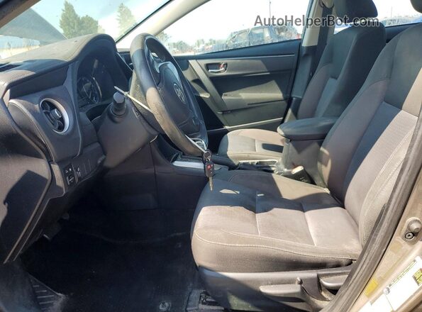 2T1BURHE8HC921417 2017 TOYOTA COROLLA Gray Вид салону спереду