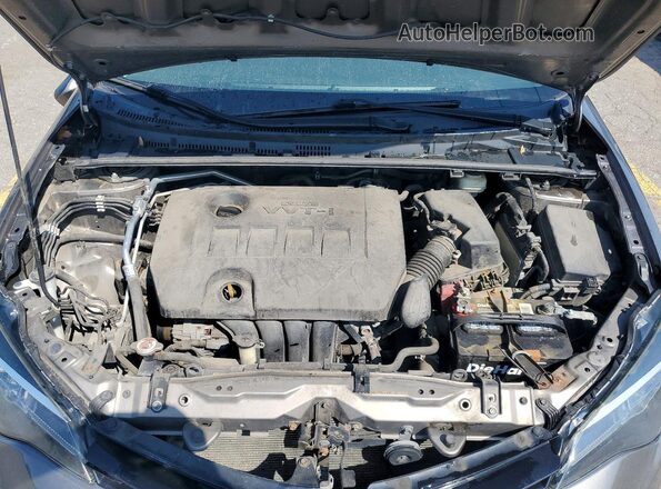 2T1BURHE8HC921417 2017 TOYOTA COROLLA Gray Вид задньої частини салону