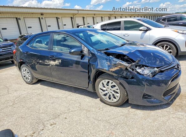 2T1BURHE8HC956510 2017 TOYOTA COROLLA Blue Delantero derecho