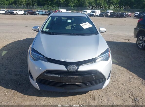 2T1BURHE8JC024796 2018 TOYOTA COROLLA Silver Vista del cuadro de instrumentos