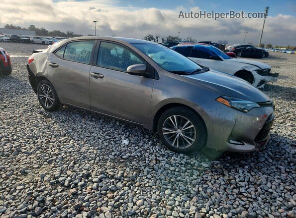 2T1BURHE8JC030923 2018 TOYOTA COROLLA Gray Przód prawy
