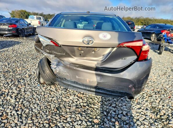 2T1BURHE8JC030923 2018 TOYOTA COROLLA Gray Widok z tyłu