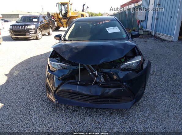 2T1BURHE8JC039041 2018 TOYOTA COROLLA Blue Widok zestawu wskaźników