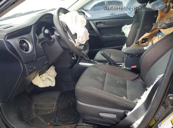 2T1BURHE8JC057510 2018 TOYOTA COROLLA Black Widok wnętrza z przodu