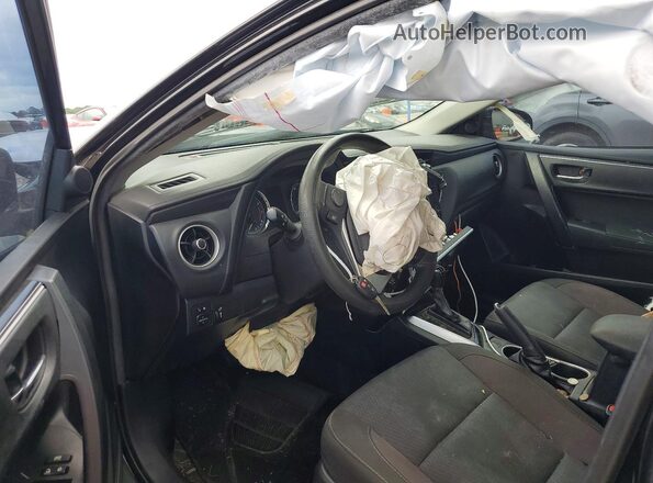 2T1BURHE8JC057510 2018 TOYOTA COROLLA Black Widok deski rozdzielczej