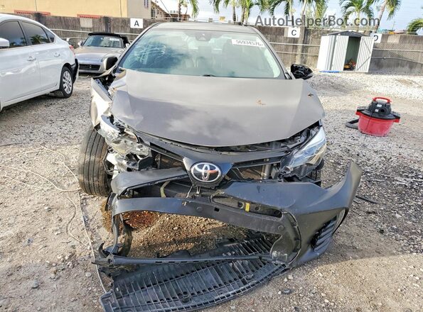 2T1BURHE8JC064019 2018 TOYOTA COROLLA Gray წინა ხედი