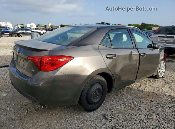 2T1BURHE8JC064019 2018 TOYOTA COROLLA Gray უკანა მარჯვენა