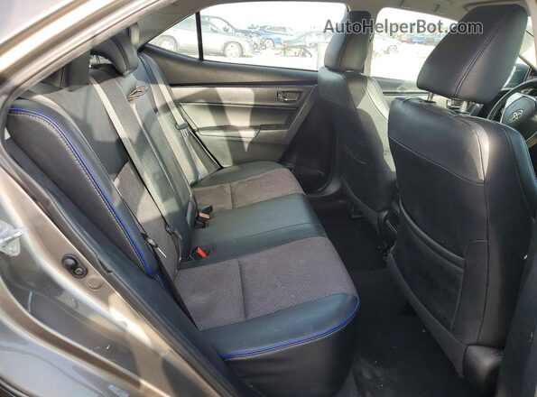 2T1BURHE8JC064019 2018 TOYOTA COROLLA Gray უკანა სავარძლების ხედი