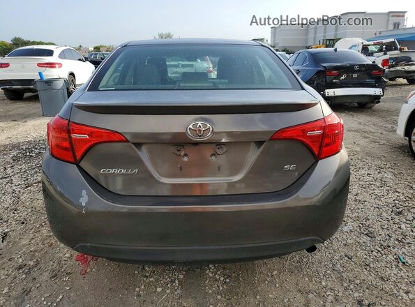 2T1BURHE8JC064019 2018 TOYOTA COROLLA Gray უკანა ხედი
