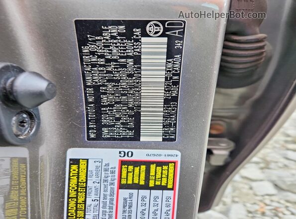 2T1BURHE8JC970171 2018 TOYOTA COROLLA Silver Շարժիչի բաժամունքի տեսք