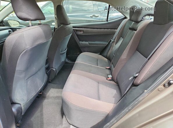 2T1BURHE8JC970171 2018 TOYOTA COROLLA Silver Հետևի նստատեղերի տեսք