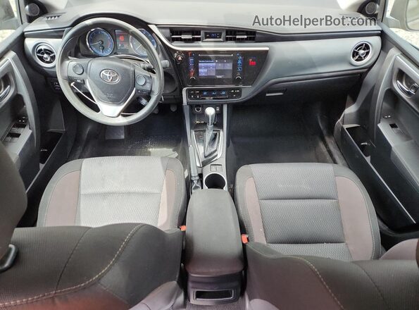 2T1BURHE8JC970171 2018 TOYOTA COROLLA Silver Առջևի վահանակի տեսք