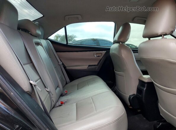 2T1BURHE8KC128769 2019 TOYOTA COROLLA Black Вид задніх сидінь