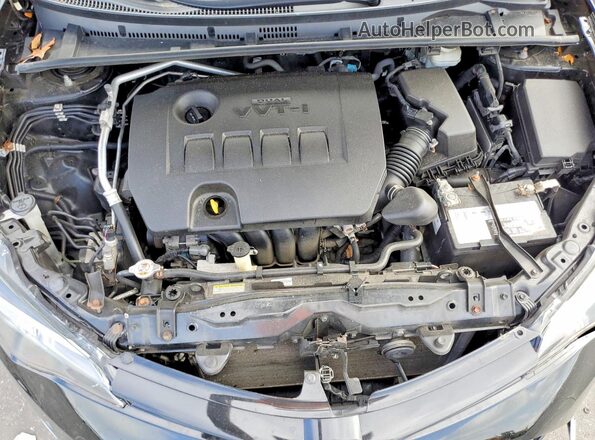 2T1BURHE8KC128769 2019 TOYOTA COROLLA Black Вид задньої частини салону