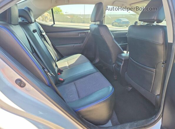2T1BURHE8KC142526 2019 TOYOTA COROLLA Silver Հետևի նստատեղերի տեսք