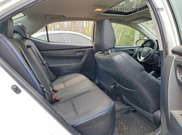 2T1BURHE8KC148665 2019 TOYOTA COROLLA White Widok tylnych siedzeń