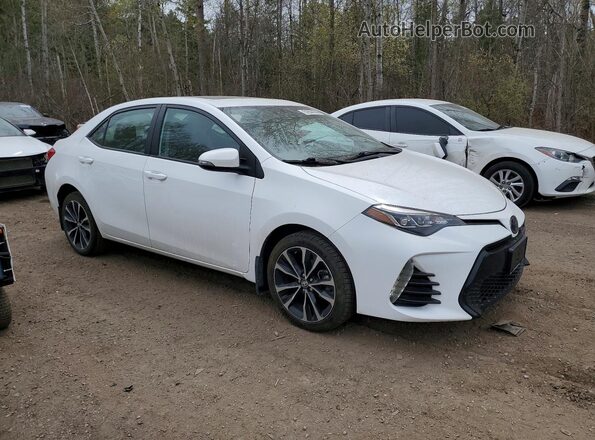 2T1BURHE8KC148665 2019 TOYOTA COROLLA White Przód prawy