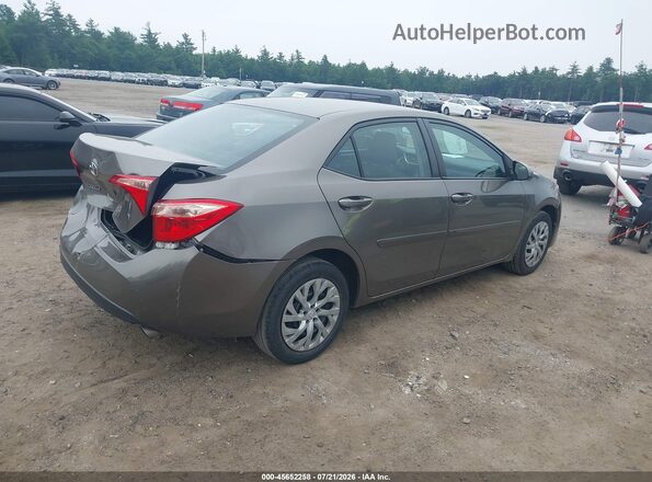2T1BURHE8KC180533 2019 TOYOTA COROLLA Gray Задня права чверть