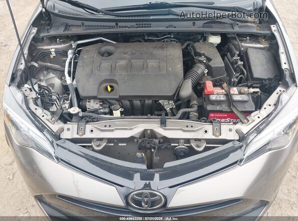 2T1BURHE8KC180533 2019 TOYOTA COROLLA Gray Вид ззаду