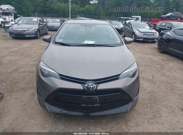 2T1BURHE8KC180533 2019 TOYOTA COROLLA Gray Вид щитка приладів