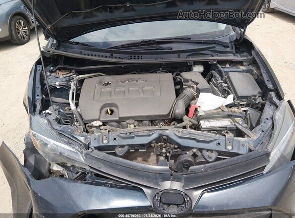 2T1BURHE8KC207424 2019 TOYOTA COROLLA Blue Вид ззаду