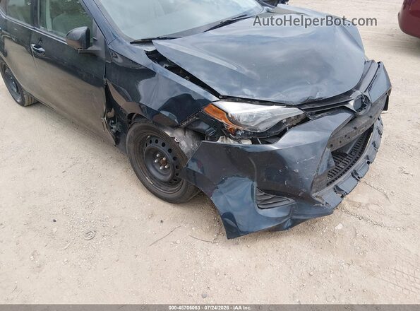 2T1BURHE8KC207424 2019 TOYOTA COROLLA Blue Вид спереду