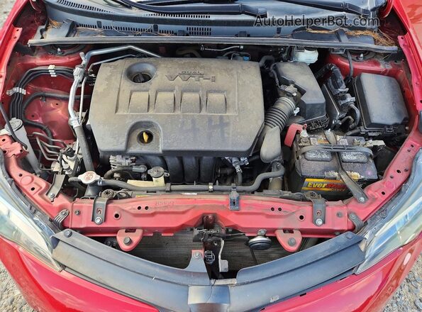 2T1BURHE8KC207729 2019 TOYOTA COROLLA Red Rear interior view