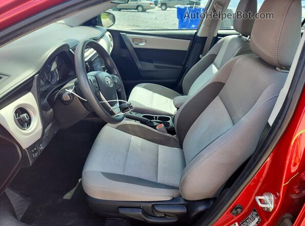 2T1BURHE8KC207729 2019 TOYOTA COROLLA Red Front interior view